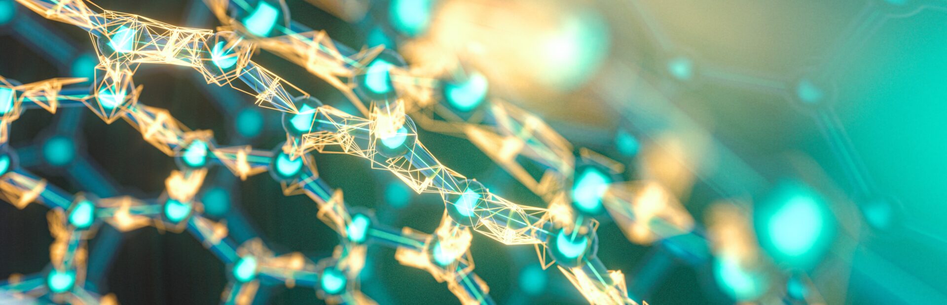 Cells and biological chain,molecules and abstract conception,3d