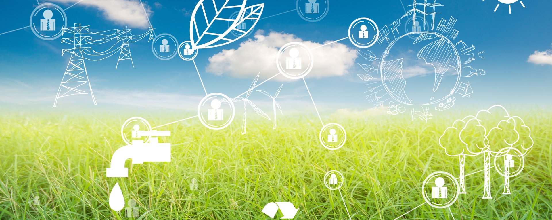 Save earth concept