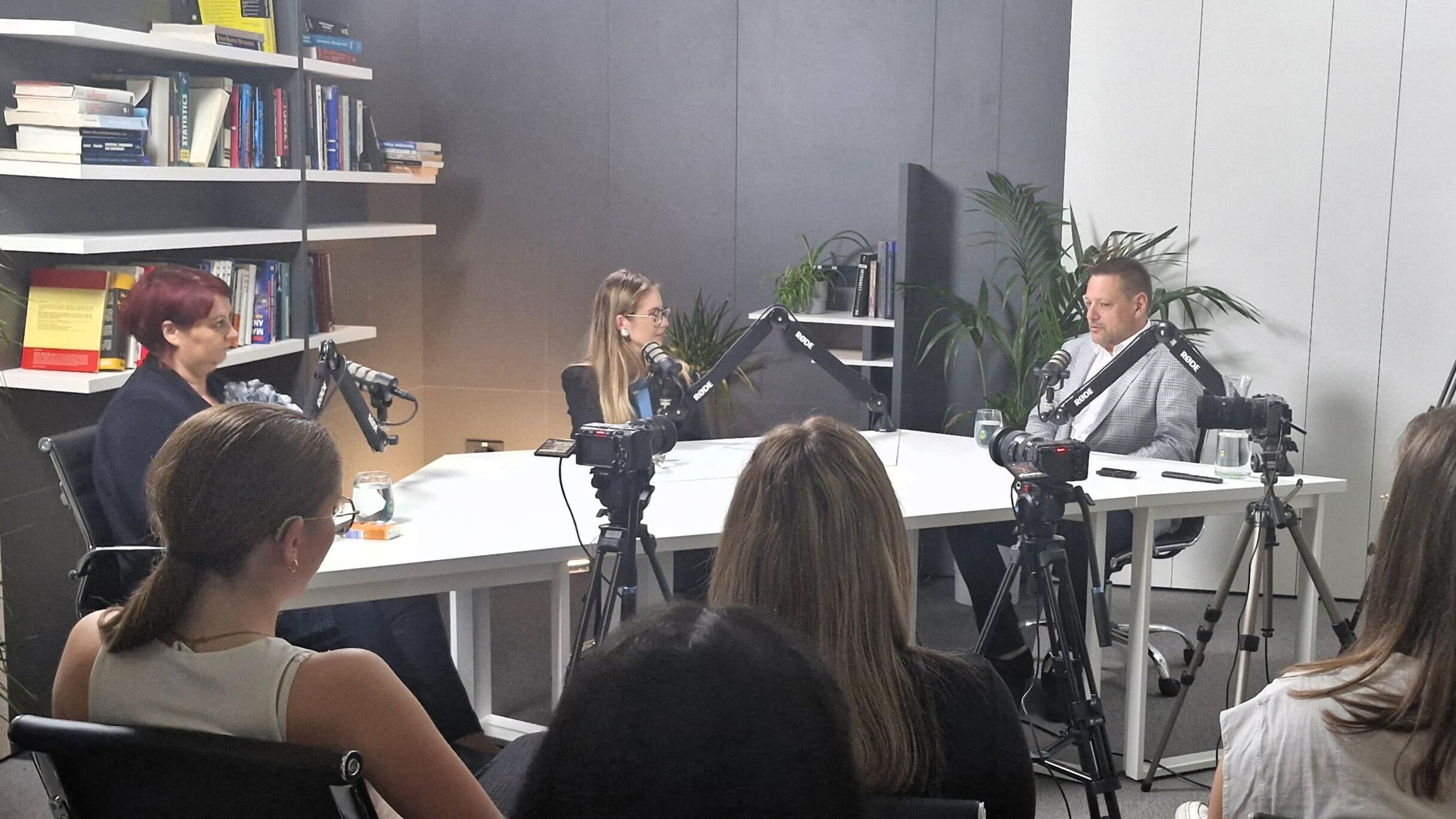 Snemanje podcasta