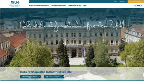 Baza raziskovalne infrastrukture Univerze v Mariboru (BRiUM)